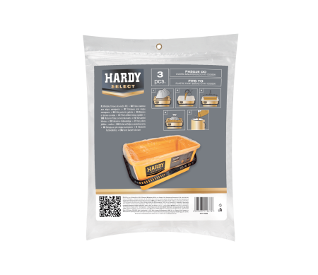 Unelte de vopsit si tencuit - Insertii din folie Hardy Select pentru galeti "HARDY SELECT", pachet de 3