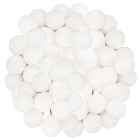 Instalatie bile luminoase pentru gradina, 7,5 metri, 50 LED-uri, cu baterii, galben [8]