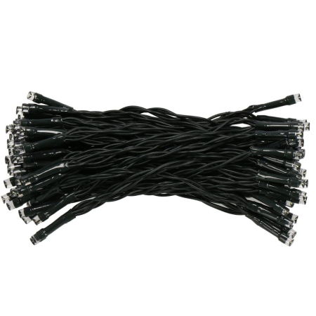 Instalatie lumini de exterior pentru gradina, 5 metri, 50 LED-uri, cu baterii, galben [12]