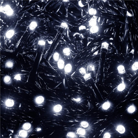 Instalatie lumini pentru bradul de Craciun, 25,5 metri, 400 LED-uri, alb [3]