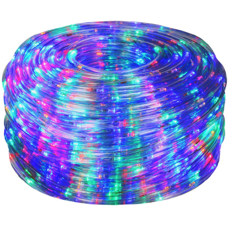 Instalatie tub furtun luminos pentru Craciun, 480 LED-uri, 20m, multicolor [1]