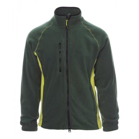 Jachete, bluze & hanorace - Jacheta fleece Payper Aspen+, Polar Fleece 100% polyester, Green/Acid Green, marime L