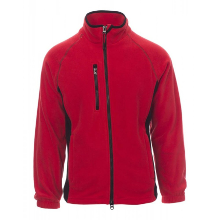 Jachete, bluze & hanorace - Jacheta fleece Payper Aspen+, Polar Fleece 100% polyester, Red/Black, marime L