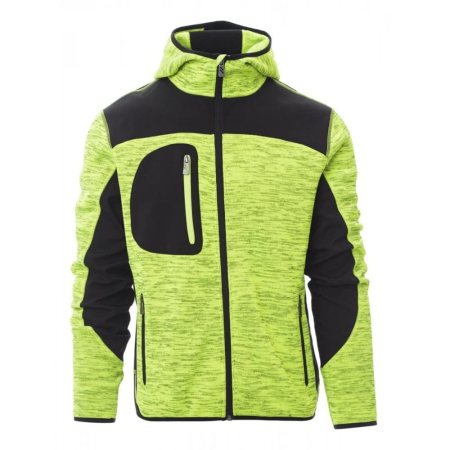 Jachete, bluze & hanorace - Jacheta Payper Trip, 100% polyester, Yellow Fluo/Black, marime 2XL