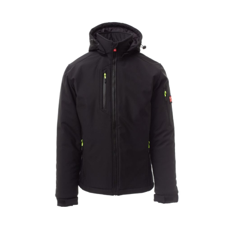 Scule & unelte - Jacheta softshell de iarna Payper Creek Pad, 70% Bumbac + 30% Poliester, Anthracite/Black, marime 2XL