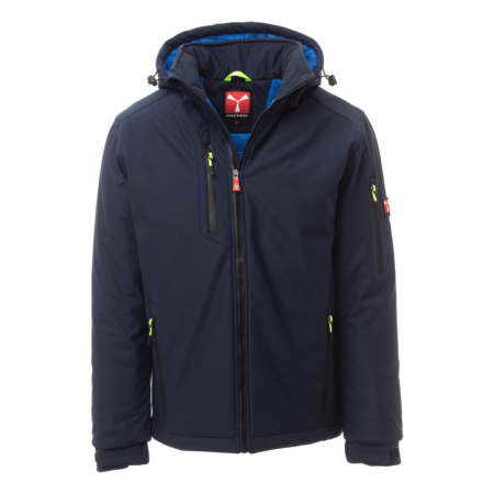 Scule & unelte - Jacheta softshell de iarna Payper Creek Pad, 70% Bumbac + 30% Poliester, Navy Blue/Black, marime 3XL