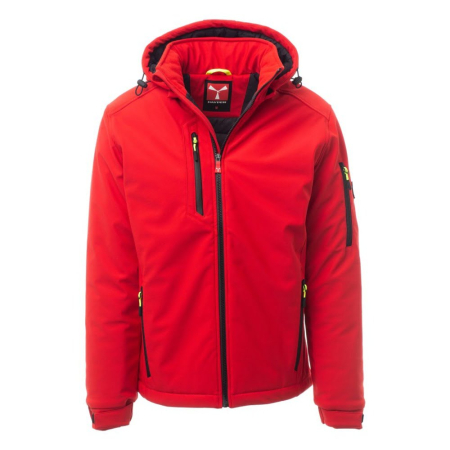 Scule & unelte - Jacheta softshell de iarna Payper Creek Pad, 70% Bumbac + 30% Poliester, Red/Black, marime 3XL
