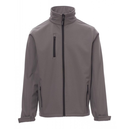 Jachete, bluze & hanorace - Jacheta softshell Payper Dublin, 100% polyester Soft shell, Steel Gray, marime M