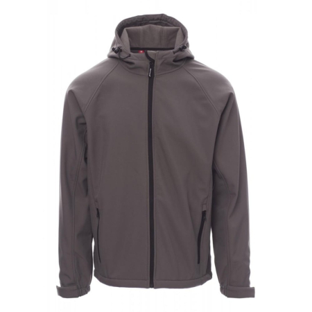 Jachete, bluze & hanorace - Jacheta softshell Payper Gale, Soft Shell 100% polyester, Steel Grey, marime M