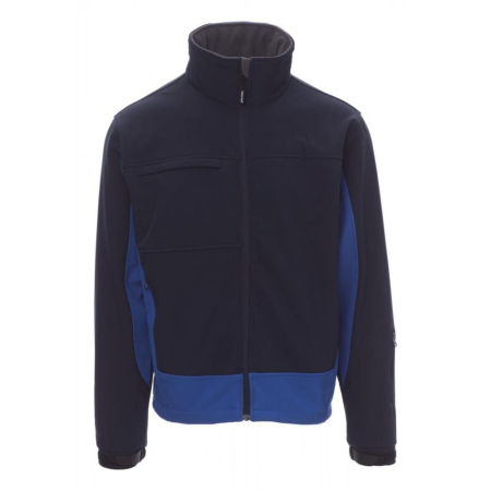 Scule & unelte - Jacheta softshell Payper Storm, Soft-Shell 93% polyester + 7% elastane, Navy Blue/Royal Blue, marime M