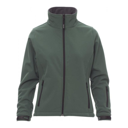 Scule & unelte - Jacheta softshell Payper Sunny, Soft-Shell 93% polyester + 7% elastane, Green, marime M
