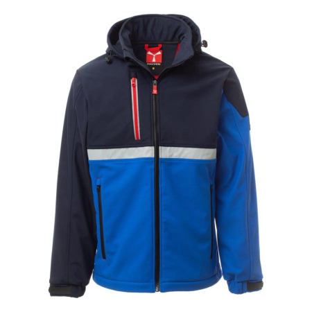 Scule & unelte - Jacheta softshell Payper Wise, 78% nailon + 22% elastan, Royal Blue, marime XL
