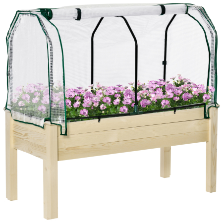 Suporturi flori si ghivece -  jardiniera tip sera, pentru plante, 121x55x117cm, lemn