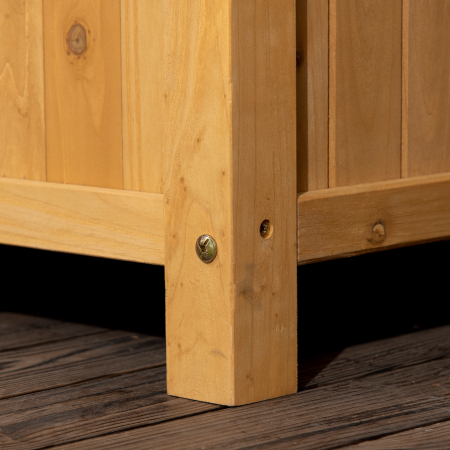  Jardiniera Verticala Lemn Galben 90×45×180 cm - Brad & Design Vertical [6]