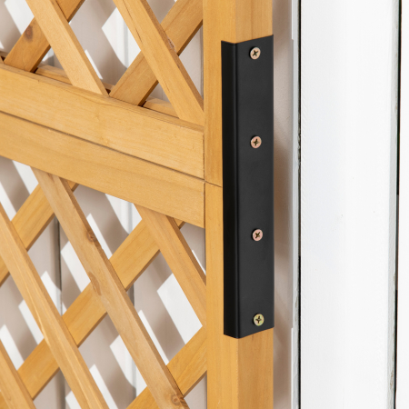  Jardiniera Verticala Lemn Galben 90×45×180 cm - Brad & Design Vertical [8]