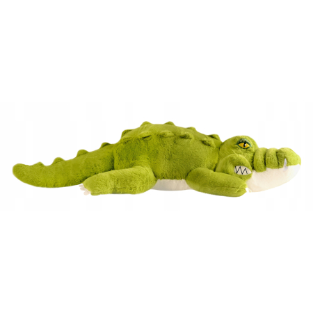 Jucarie de plus Crocodil urias 100 cm, multifunctionala 2 in 1, perna moale pentru imbratisat si relaxare, umplutura elastica din fibre, ideala pentru [9]
