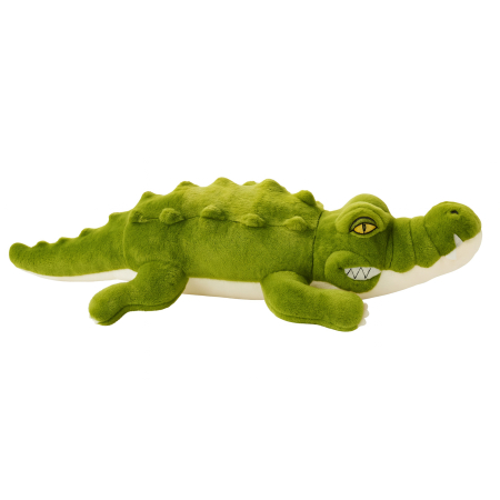 Dormitor & birou - Jucarie de plus Crocodil urias 100 cm, multifunctionala 2 in 1, perna moale pentru imbratisat si relaxare, umplutura elastica din fibre, ideala pentru