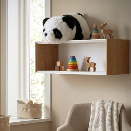 Jucarie de plus reversibila 2 in 1 Panda si Pinguin, transformabila prin intoarcere pentru 2 personaje intr-o singura jucarie, material moale si pufos [6]