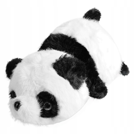 Jucarie de plus reversibila 2 in 1 Panda si Pinguin, transformabila prin intoarcere pentru 2 personaje intr-o singura jucarie, material moale si pufos [2]