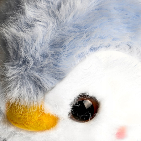 Jucarie de plus reversibila 2 in 1 Panda si Pinguin, transformabila prin intoarcere pentru 2 personaje intr-o singura jucarie, material moale si pufos [8]