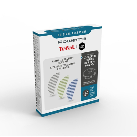 Kit 3 mopuri din microfibra ZR879A01, compatibil cu aspiratoarele robot X-Plorer Serie S85, S85+, S90, S95+, seriile RR87xx [4]