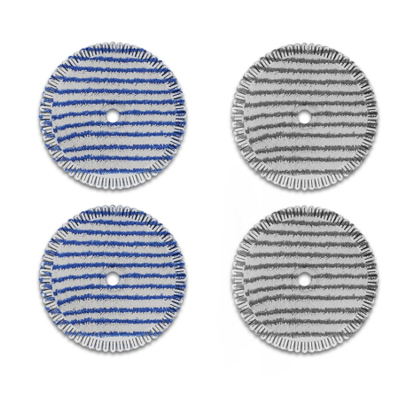 Bucatarie - Kit 4 mopuri din microfibra Rowenta ZR009503, compatibil cu capul de aspirare AeroSpin Head al aspiratorului vertical Rowenta X-Force Flex 12.60 NEO si 13.60, seriile RH9Lxxx si RH9Axxx