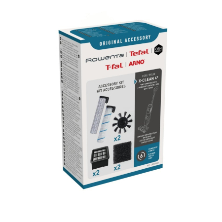 Bucatarie - Kit accesorii Rowenta ZR335A00 cu role si filtre, compatibil cu aspiratorul vertical cu spalare X-Clean 4, seriile GZ503xx