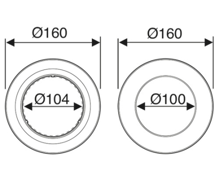 Kit de evacuare 80/125, 1000 mm pentru Ariston GENUS PREMIUM EVO HP [5]