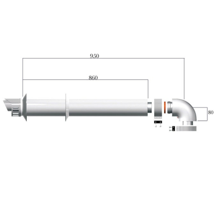 Kit de evacuare centrala Ariston [2]