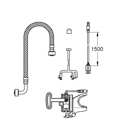 Kit detectie pentru spalare automata Grohe pentru Sensia Arena [1]