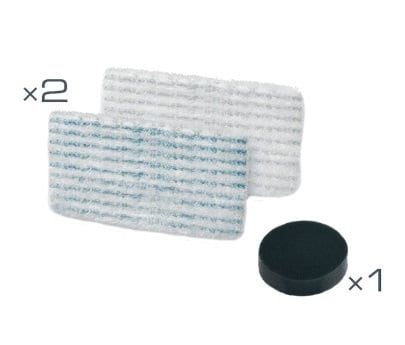 Kit Rowenta ZR005804 cu 2 mopuri si filtru de spuma, compatibil cu gama de aspiratoare cu abur Rowenta Clean & Steam, seriile RY85xx, RY75xx si RY77xx [1]