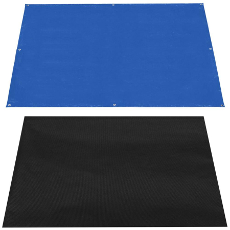 Lada din lemn pentru nisip, cu 2 bancute, 120x120cm [9]