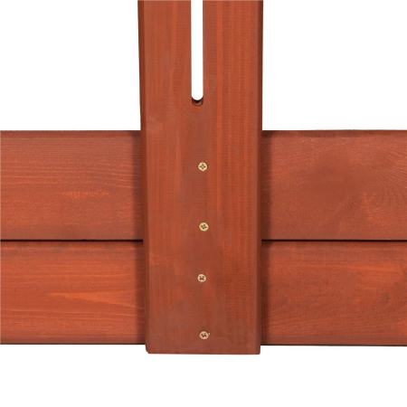 Lada nisip din lemn cu acoperis reglabil, 140x140x121 cm, maro [23]