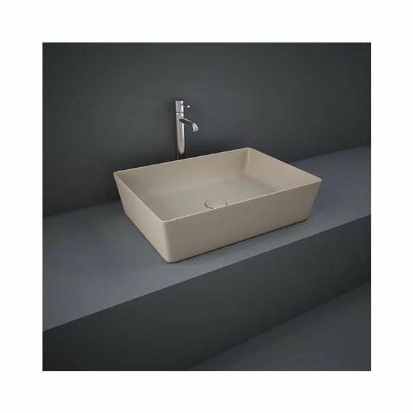 Pe blat - Lavoar cappuccino rectangular Rak Feeling 50x36 cm