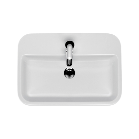 Lavoar Cersanit, Caspia, dreptunghiular pe blat, 60 cm, alb [4]