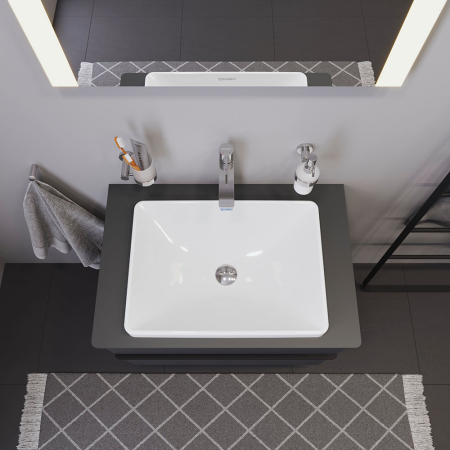Lavoar Duravit 0358600079, D-Neo, montaj in blat, nr orificii baterie fara, zona montaj interior, alb [5]