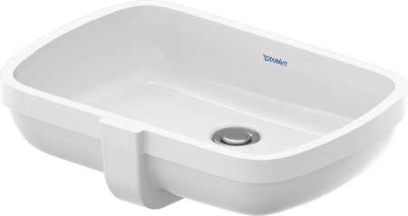 Baie - Lavoar Duravit 0398480028, Qatego, montaj sub blat, nr orificii baterie fara, zona montaj interior, alb