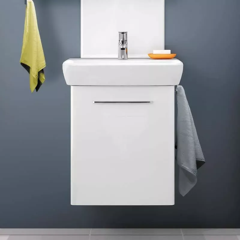 Lavoar Geberit Selnova Square, pe perete, 45 x 35 cm, alb, 500.322.01.7 [4]