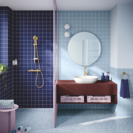 Lavoar Grohe 103563SH00, Essence, pe blat, 60 x 40 cm, fara preaplin, AquaCEramic, HyperClean, alb [22]