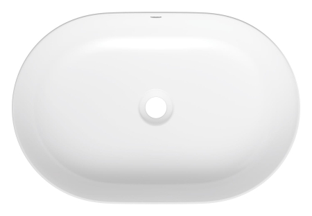Lavoar Grohe 103563SH00, Essence, pe blat, 60 x 40 cm, fara preaplin, AquaCEramic, HyperClean, alb [4]