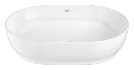 Lavoar Grohe 103563SH00, Essence, pe blat, 60 x 40 cm, fara preaplin, AquaCEramic, HyperClean, alb [6]