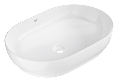 Lavoar Grohe 103563SH00, Essence, pe blat, 60 x 40 cm, fara preaplin, AquaCEramic, HyperClean, alb [1]