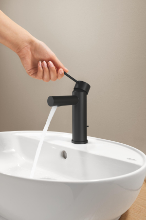 Lavoar Grohe 103566SH00, Essence, pe blat, 50 x 40 cm, cu preaplin, AquaCEramic, HyperClean, alb [30]