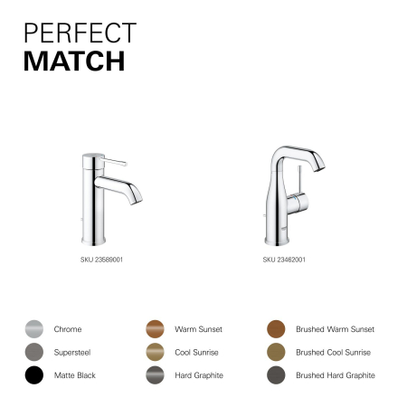 Lavoar Grohe 103566SH00, Essence, pe blat, 50 x 40 cm, cu preaplin, AquaCEramic, HyperClean, alb [36]