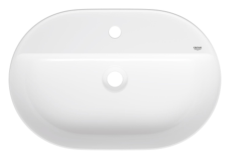 Lavoar Grohe 103569SH00, Essence, pe blat, 60 x 40 cm, cu preaplin, HyperClean, AquaCeramic, alb [8]