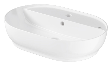 Lavoar Grohe 103569SH00, Essence, pe blat, 60 x 40 cm, cu preaplin, HyperClean, AquaCeramic, alb [7]