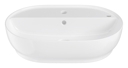Lavoar Grohe 103569SH00, Essence, pe blat, 60 x 40 cm, cu preaplin, HyperClean, AquaCeramic, alb [4]