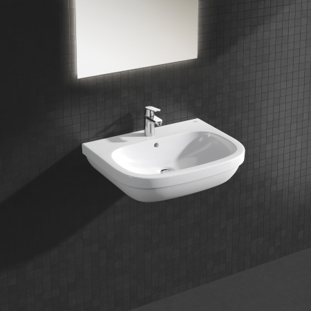 Lavoar Grohe 39323000, 150 mm, 515 mm, 35 mm, 650 mm, 1 cuve, 1 nr orificii baterie, pe perete, ceramica sanitara, Alb [1]
