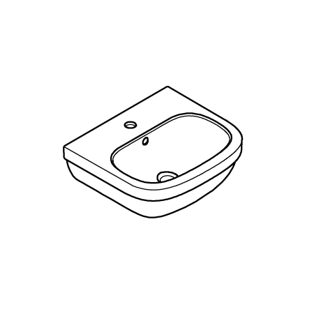 Lavoar Grohe 39324000, 150 mm, 450 mm, 35 mm, 400 mm, 1 cuve, 1 orificii instalare, 1 nr orificii baterie, Alb [6]