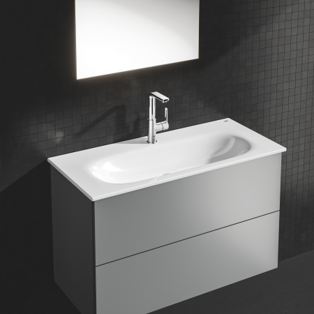 Lavoar Grohe 3956600H, Essence Vanity, montare pe perete/blat, 1000 x 460 mm, anti-aderent, anti-bacterian [5]